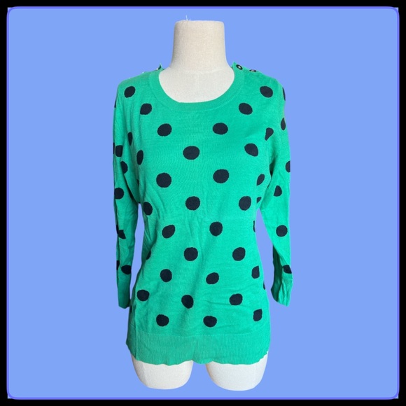 BANANA REPUBLIC polka dot sweater - Picture 2 of 5